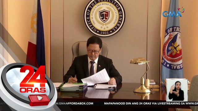 OSG, naghain ng petisyon para kuwestiyunin ang pagbasura sa 2nd drug case ni De Lima noong Mayo | 24 Oras