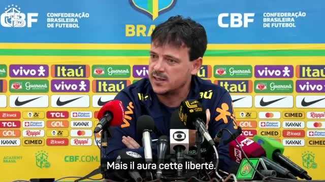 Brésil - Fernando Diniz : Neymar aura de la liberté