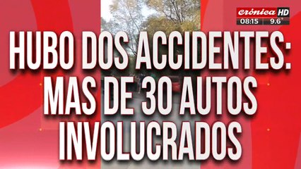 Tormenta de tierra y viento provocó fatal choque en cadena