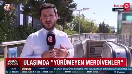 Metro merdivenlerine sabotajın görüntüleri ortaya çıktı! A Haber de işin içinde