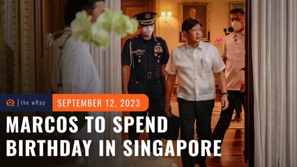 Marcos to spend birthday in Singapore for regional forum, F1