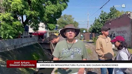 Errores en infraestructura pluvial que causan: Arturo Gleason