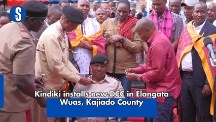 Kindiki installs new DCC in Elangata Wuas, Kajiado County
