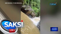 Apat, nakaligtas sa rumaragasang tubig ng Antag Falls sa Davao City | Saksi