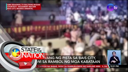 Pagdiriwang ng pista sa Bais City, nauwi sa rambol ng mga kabataan | SONA
