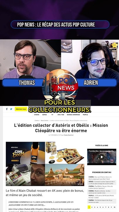 L'édition collector d'Astérix et Obélix Mission Cléopâtre est DINGUE