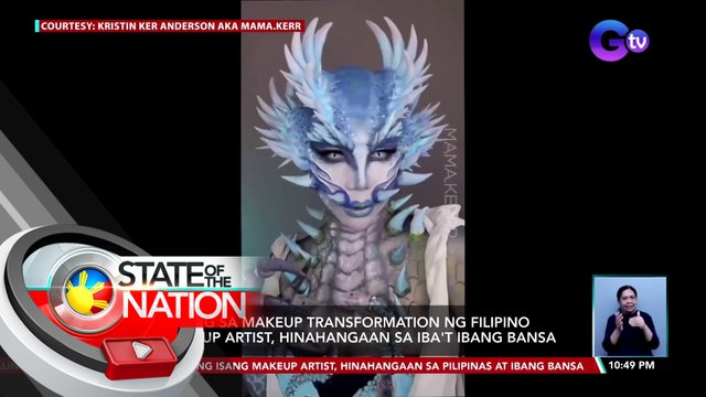 Galing sa makeup transformation ng Filipino makeup artist, hinahangaan sa iba't ibang bansa | SONA