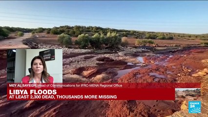 'Basic needs are huge' in Libya: IFRC is calling for 'long-term support to invest in infrastructure'