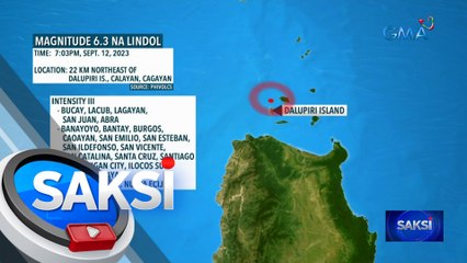 Magkapatid na edad 12 at 13, sugatan kasunod ng magnitude 6.3 na lindol | Saksi