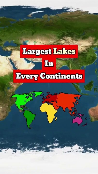 Largest Lakes in Every Continents | Country Comparison | MK DATA