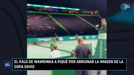 El palo de Wawrinka a Piqué por arruinar la imagen de la Copa Davis