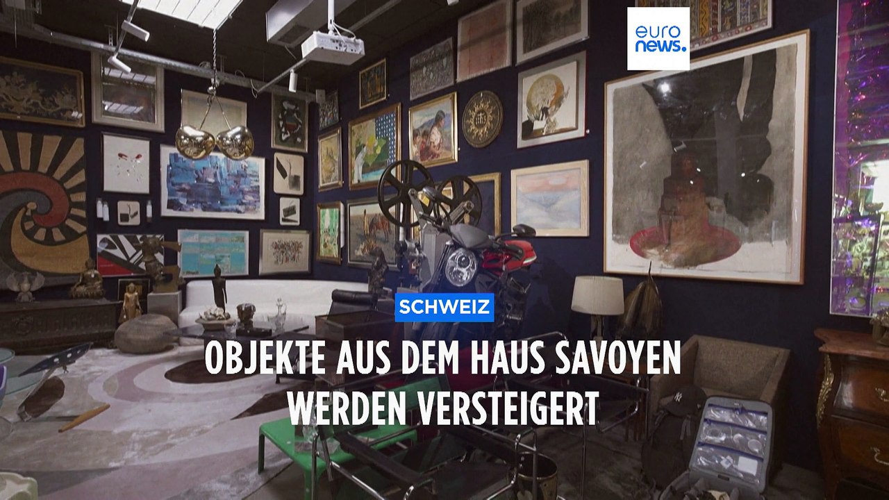 Versteigerung: Haus Savoyen entledigt sich zahlreicher Alltagsgegenstände