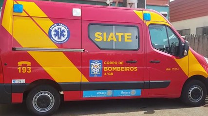 Motociclista fica ferido em acidente de trânsito na rua Paris