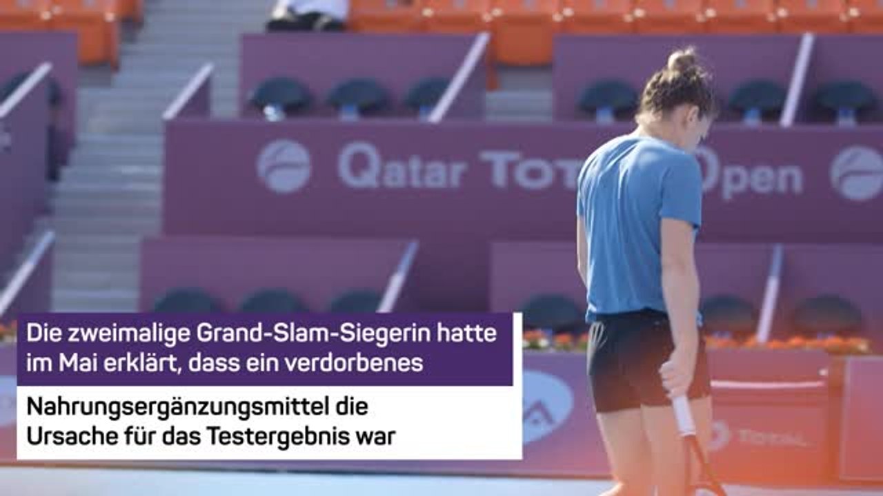 Simona Halep wegen Dopings vier Jahre gesperrt