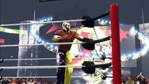 WWE 2K22 SHOWCASE MATCHES REY MYSTERIO VS DOLPH ZIGGLER & DAVE BATISTA
