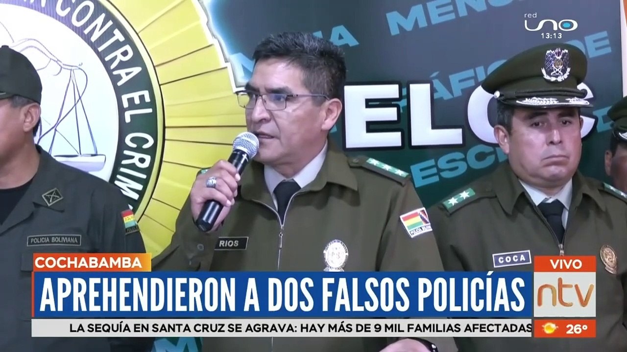 Aprehenden a falsos policias