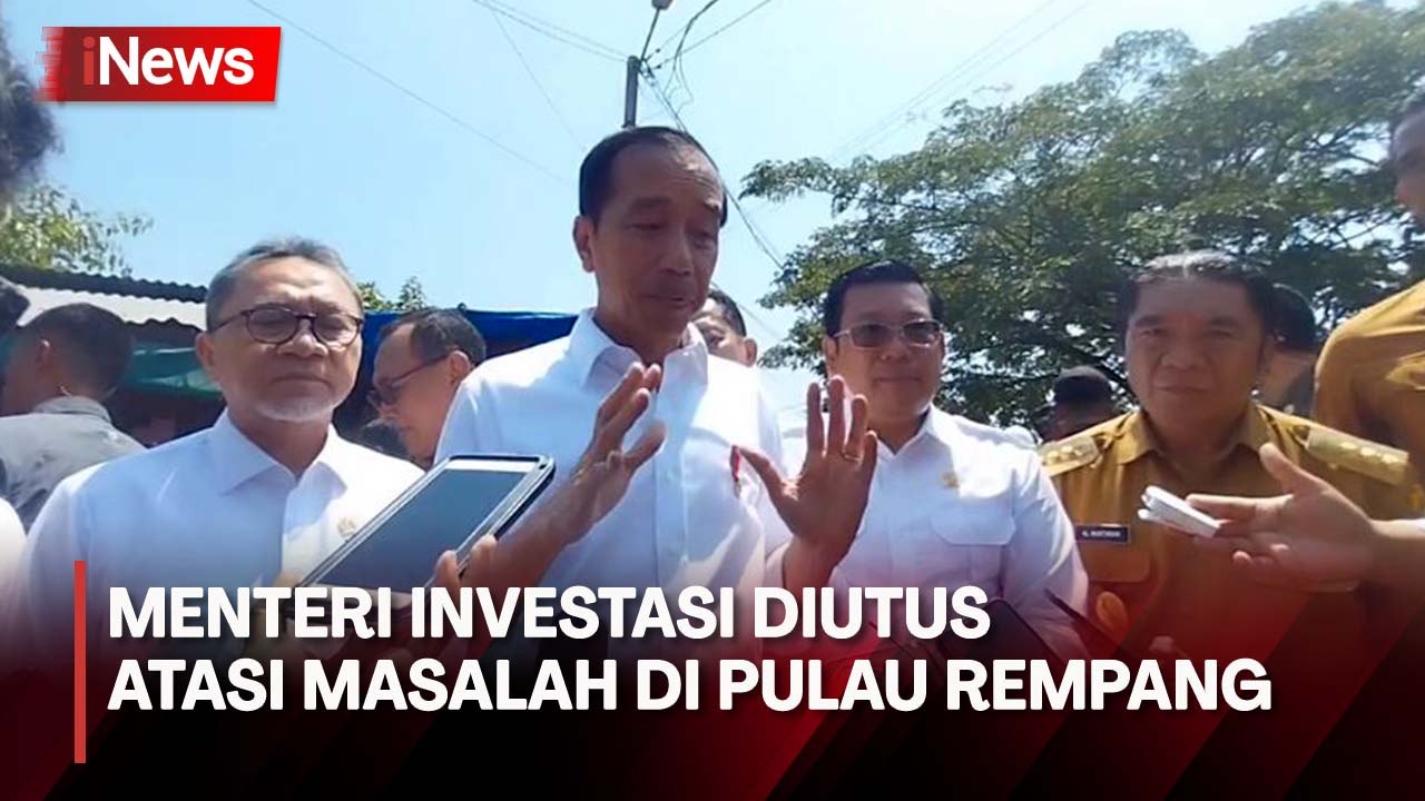 Presiden Jokowi Utus Menteri Investasi terkait Bentrokan di Pulau Rempang