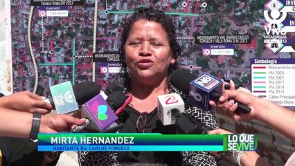 Alcaldía de Managua supervisa la construcción de Calles para el Pueblo