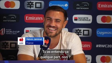Bleus - Jaminet : "Mon surnom, c'est Paga"