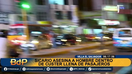 Usó el arma de un policía: Sicario asesinó a hombre dentro de cúster llena de pasajeros en VES