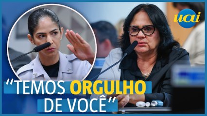 CPMI: Damares parabeniza atuação da PM no 8/1