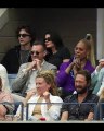 Kylie Jenner, Timothee Chalamet and Laverne Cox watching the US Open final.  #KylieJenner #TimotheeChalamet