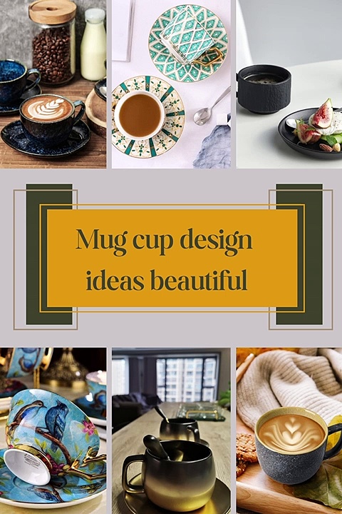 Mug cup design ideas beautiful ..