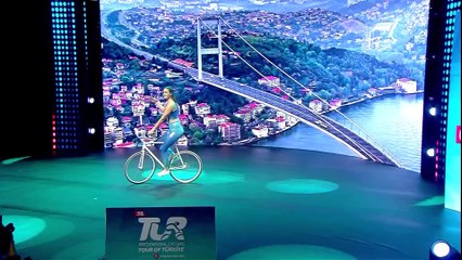 58. Cumhurbaşkanlığı Türkiye Bisiklet Turu tanıtım toplantısına Alman bisikletçi damga vurdu