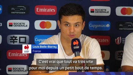 Bleus - Bielle-Biarrey le plus précoce : "C'est pas ça qui nous aidera à être champions du monde"