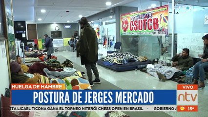 Jerges Mercado critica huelga de "Evistas"