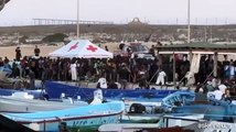 Lampedusa, le immagini degli sbarchi di oggi