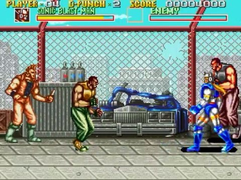 Sonic Blast Man (SNES)