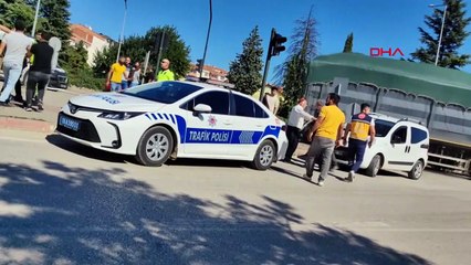 İnegöl'de kaza sonrası kavga: Kadın yaralandı, sürücü darbedildi