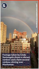 Double Rainbow Shines Over New York on September 11 Anniversary