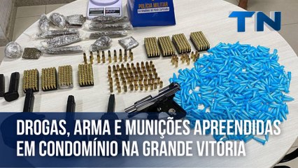 Télécharger la video: Drogas, arma e munições apreendidas em condomínio na Grande Vitória