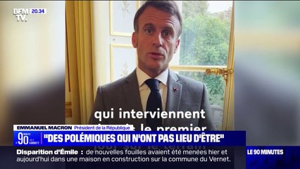 Aide française au Maroc: "J'ai vu beaucoup de polémiques ces derniers jours qui n'ont pas lieu d'être", affirme Emmanuel Macron