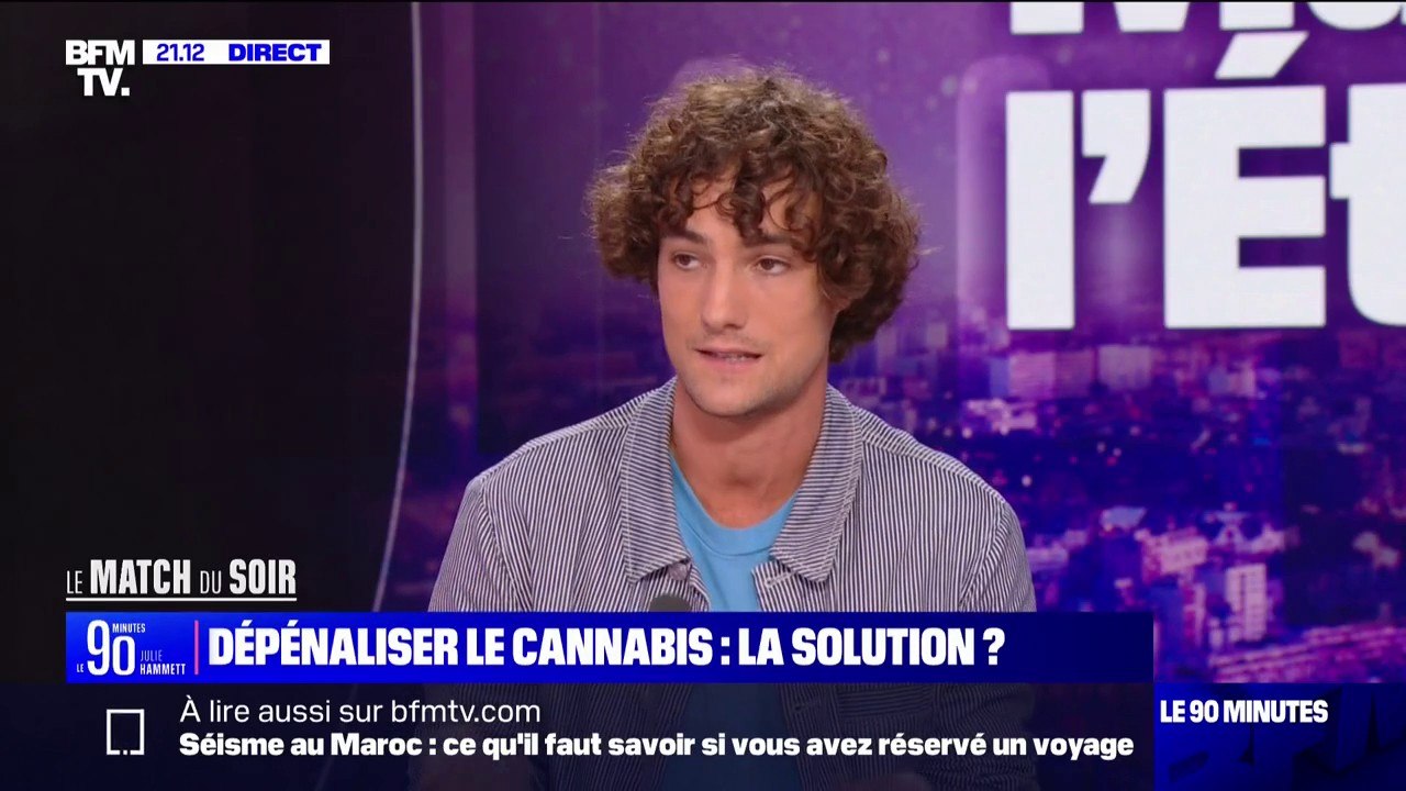 Pablo Pillaud-Vivien: "Le cannabis reste un gros paquet du trafic de drogue en France, le légaliser assècherait une partie de ce trafic"