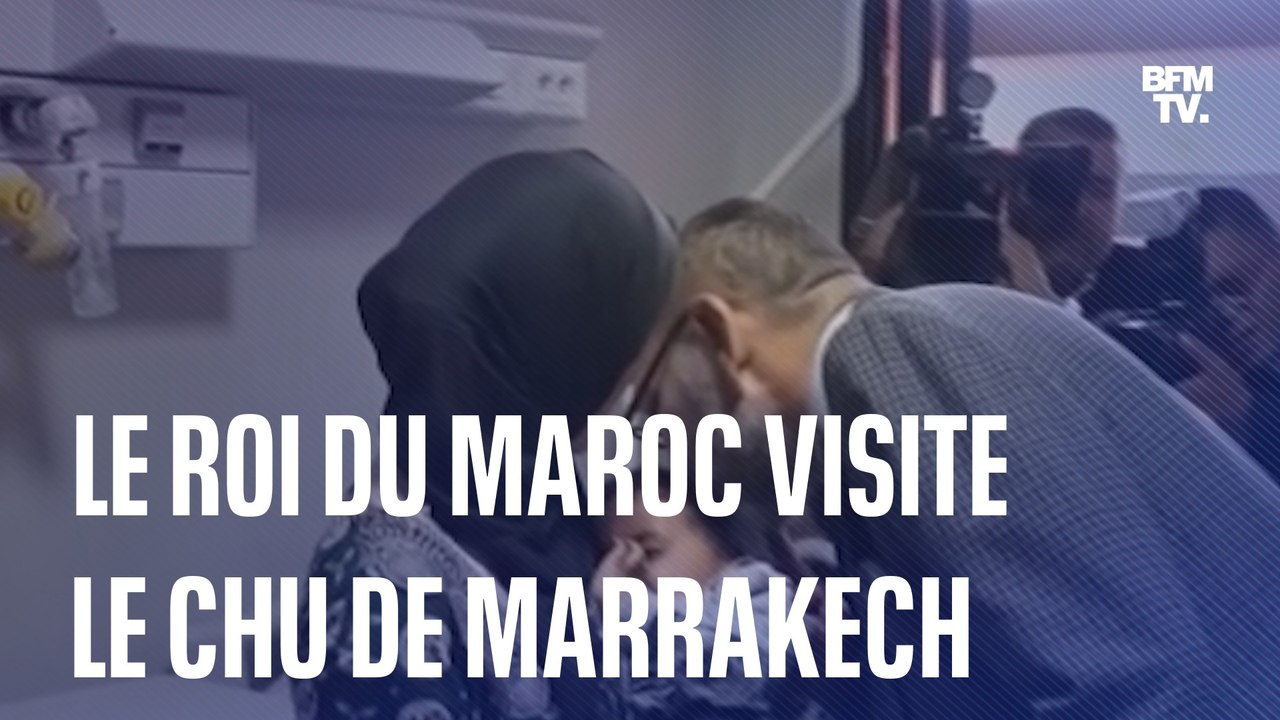 Maroc: Mohammed VI rend visite aux victimes du séisme au CHU de Marrakech