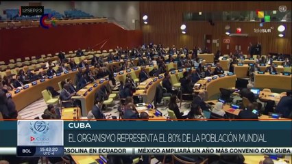 Cuba será sede los días 15 y 16 de septiembre de la Cumbre del G 77 + China