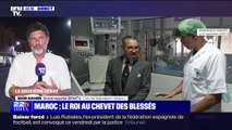 Séisme au Maroc: les images de la visite du roi Mohammed VI au CHU de Marrakech