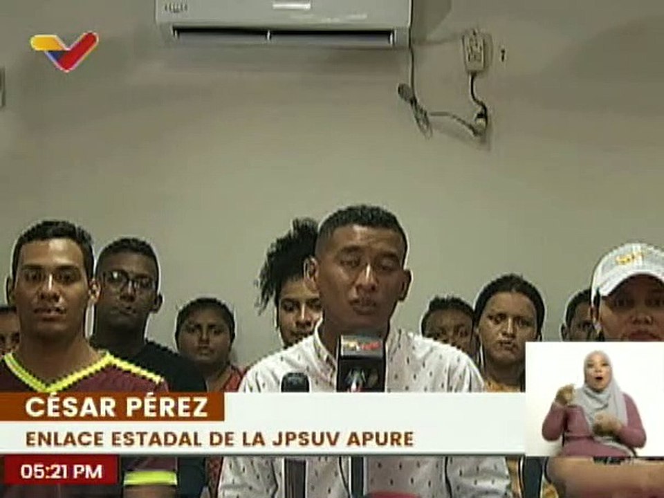 Jóvenes del JPSUV se despliegan por el edo. Apure para celebrar sus 15 años