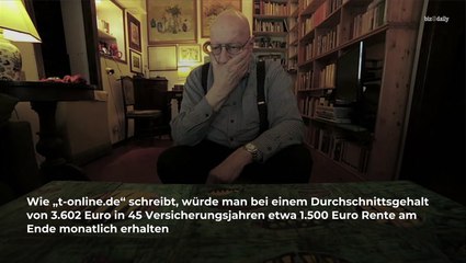 Altersarmut steigt: So schlimm wird die Rentenprognose 📉