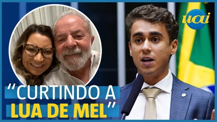 Nikolas: 'O amor voltou apenas para Janja e Lula'