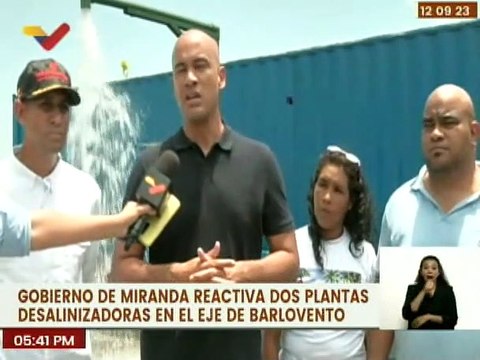 Gobernación de Miranda entrega 2 plantas de aguas desalinizadora en la comunidad de Machurucuto
