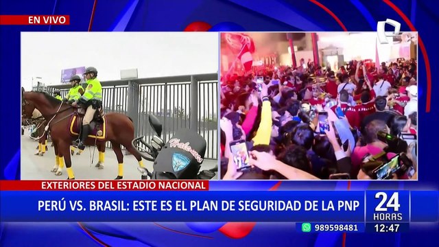 Perú vs. Brasil: controlarán ingreso de armas y otros objetos en ingreso al estadio