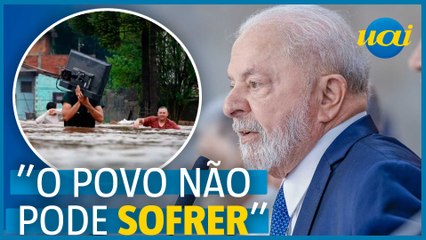 Ciclone no RS: Lula anuncia R$1 bi do BNDES e R$600 mi do FGTS