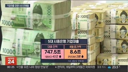 가계대출 죄자 기업대출 드라이브…출혈경쟁 우려도