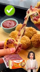 Receita de Bolinho de Carne Toca com Queijo Coalho