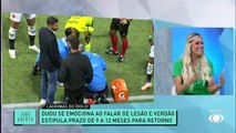 Denilson lamenta lesão de Dudu do Palmeiras: “passei por isso, período difícil”