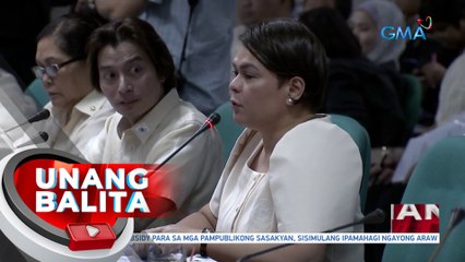 VP Sara Duterte, sinagot ang ilang pumuna sa paglipat ng confidential funds sa OVP mula sa Office of the President noong 2022 | UB
